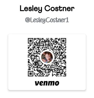 QR code for Lesley Costner's Venmo.