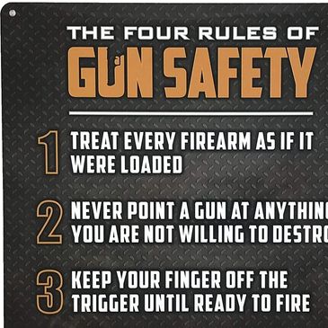 Four Rules of Gun Safety!
