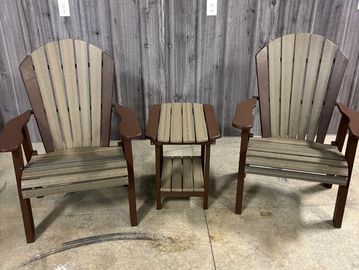 8 chairs avaliable, 4 endtables available 
Chairs $350/chair
Endtable $165/table