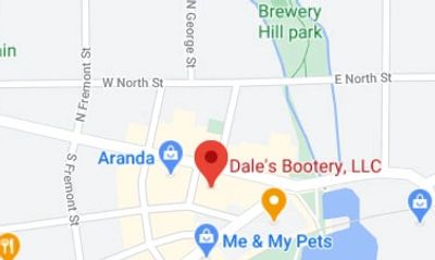 Dale's Bootery Map