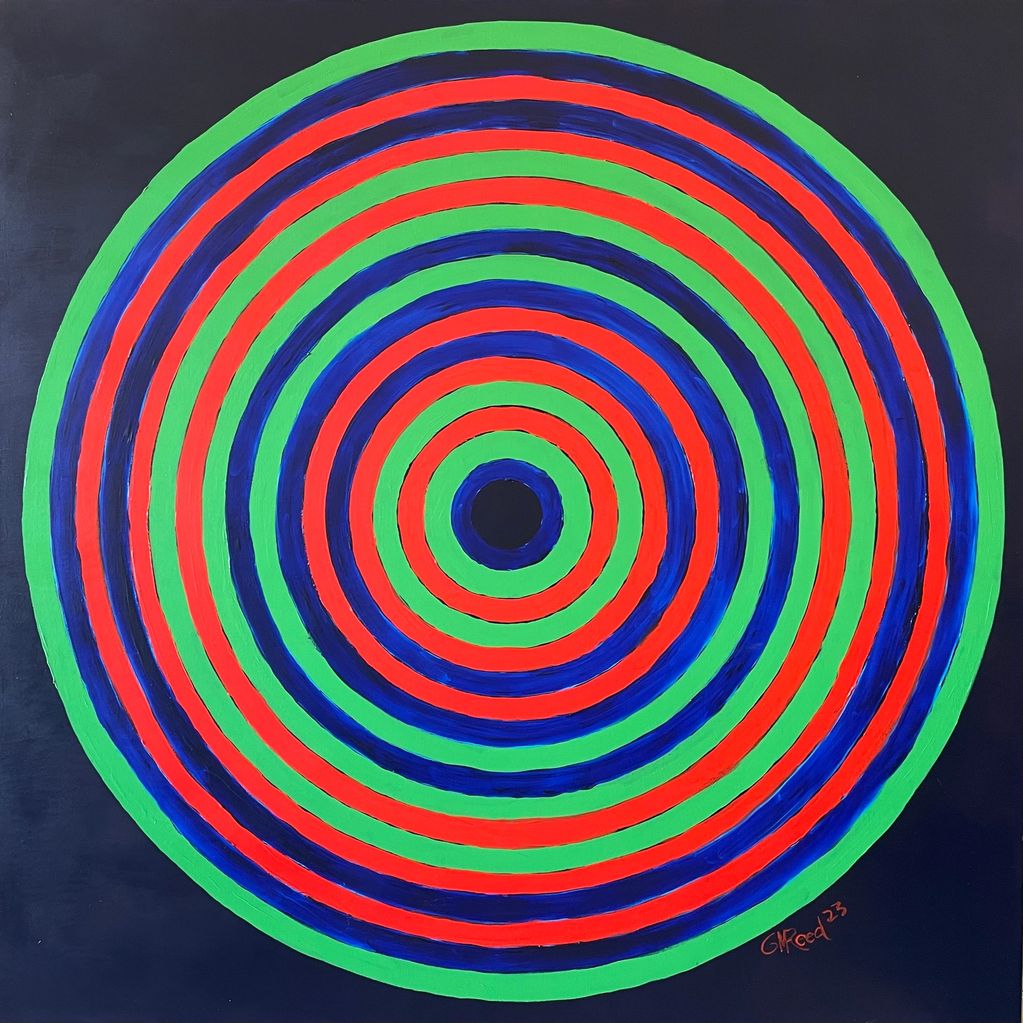 Spectra, 2023
36 x 36 inches, oil on canvas