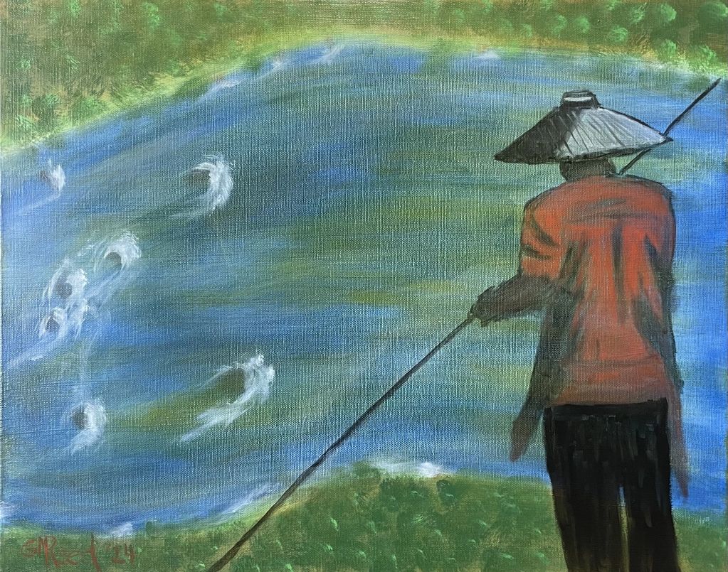 The Boatman, 2024
16 x 20 inches, oil on canvas