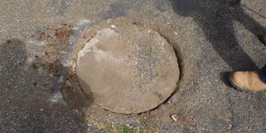 Leaking manhole cover, cause Large Inflow of Storm water