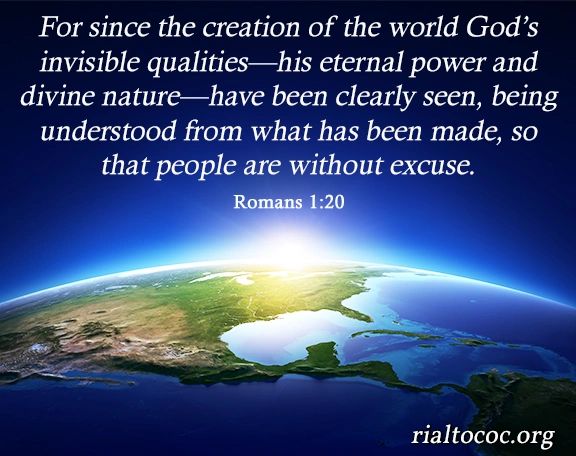 Divine Scripture His Eternal Power and Divine Nature
