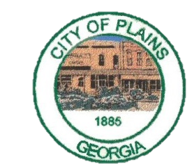 El sitio oficial de The City of Plains logo