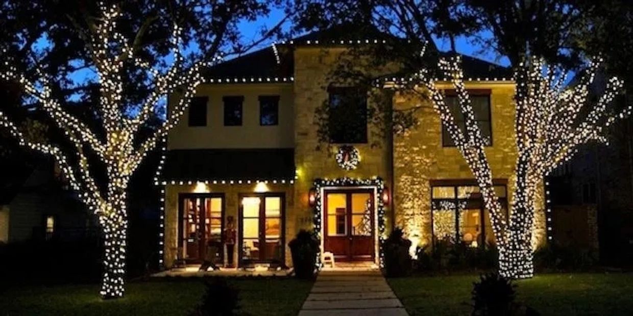 Christmas Lights in Corsicana,Texas. 