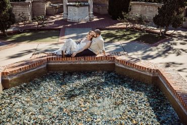Balboa park wedding photos 