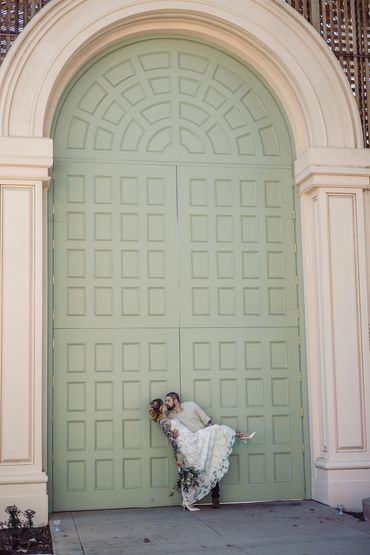 Wedding photos san diego balboa park 