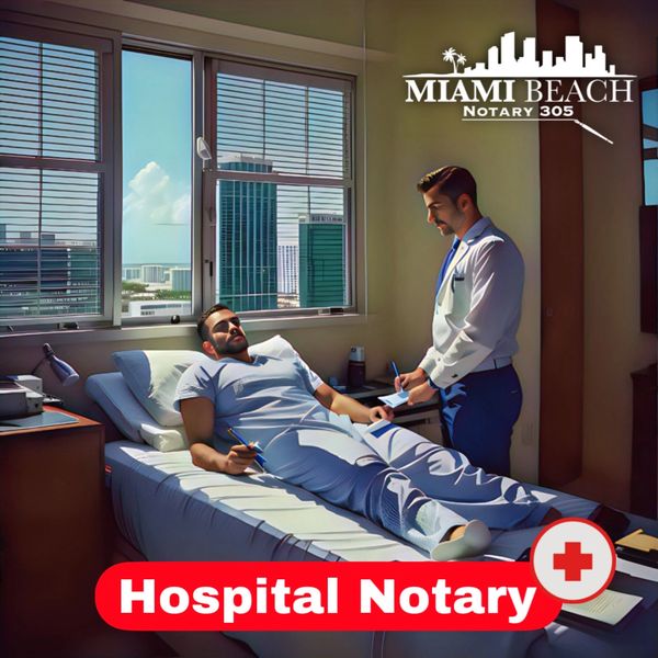 mobile notary for Mount Sanai Medical Center in Miami Beach