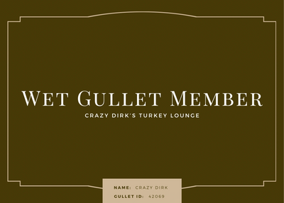 Wet Gullet Membership Card (Front)