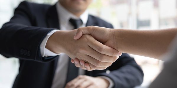 Image of a handshake. 