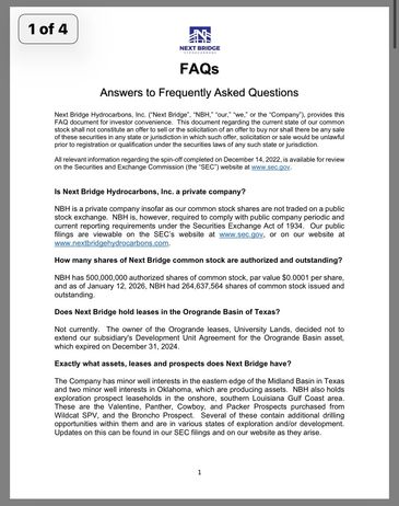 Revised FAQ