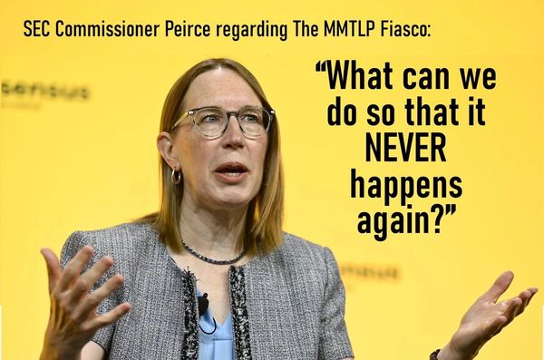 SEC Commissioner Peirce questions how to prevent future MMTSLP fiascos.