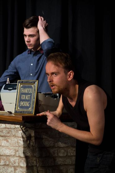 Sam Retford and Sean Chriscole in The Lionheart Phantom, Salford Arts Theatre, 2016