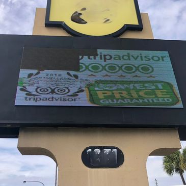 Digital LED sign needs repair near Orlando, FL