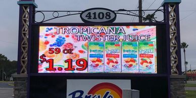 Custom LED Business Displays.
