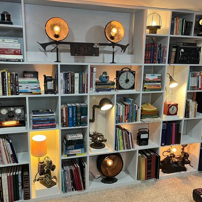 Custom built-in bookshelves