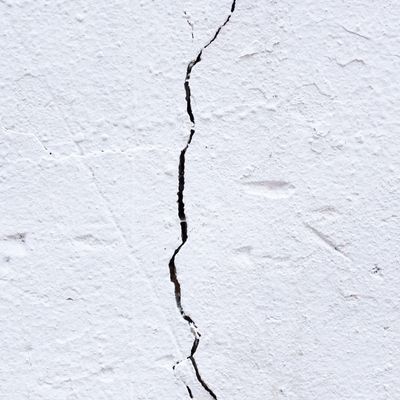 Structural repair - crack in wall
