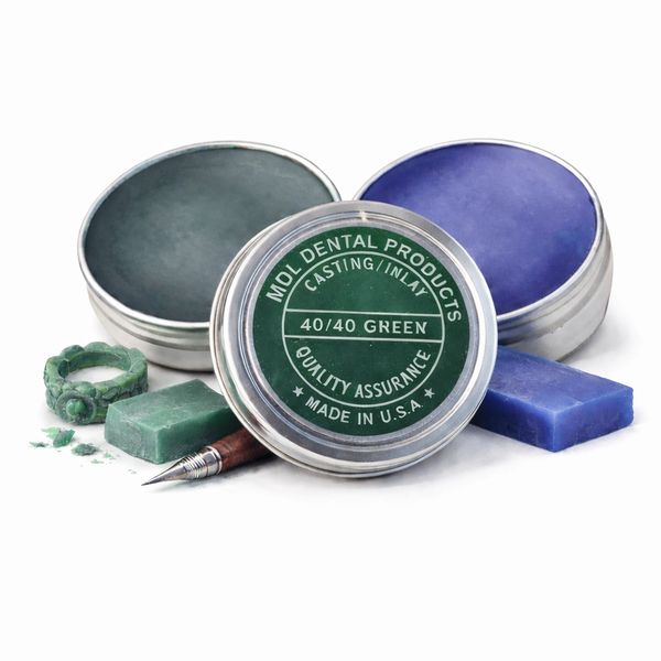 MDL premium dental wax made in USA since 1973, highly refined carving, casting, inlay, jewelry, CNC,