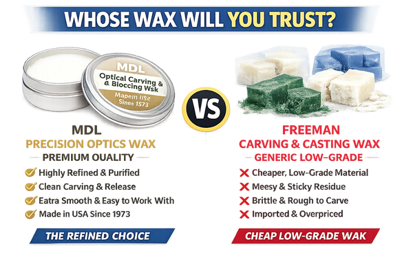 MDL premium dental wax made in USA since 1973, highly refined carving, casting, inlay, jewelry, CNC,