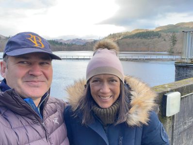 Owners at Fogga Croft, a group accommodation in the Yorkshire Dales.  Caroline & David Domanska