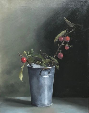Crab Apples in Pail
