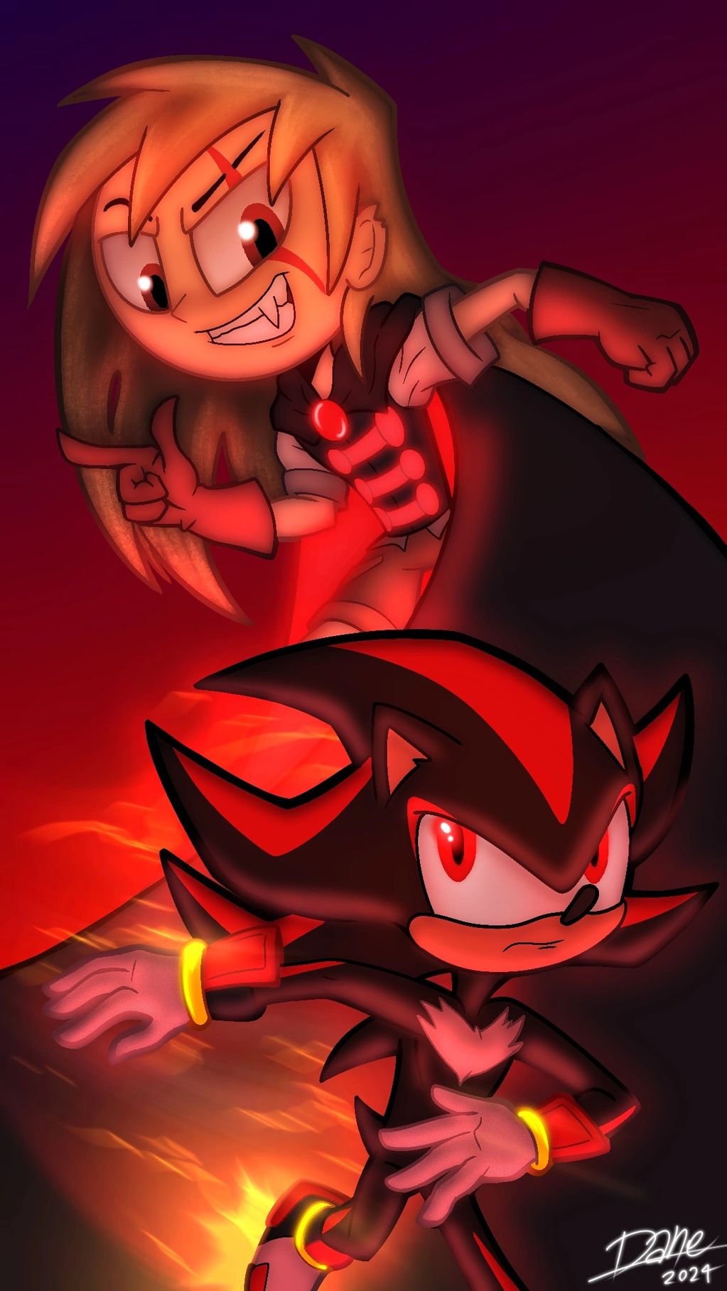 Shadow the Hedgehog and Dark Rowan