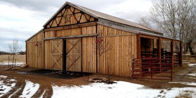 Western Vintage Pole Barn