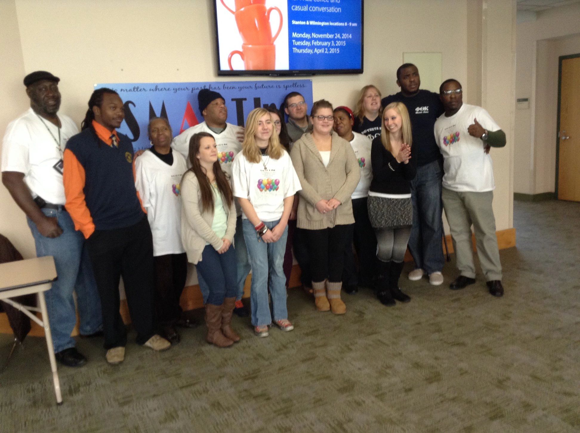 Delaware Technical Community College in Wilmington Delaware was the host of the Smart Inc. children coat giveaway in 2016. The Human Service Club, the Vanguard Club and the Child Development Club assisted in distributing the coats, hats and gloves to the children.