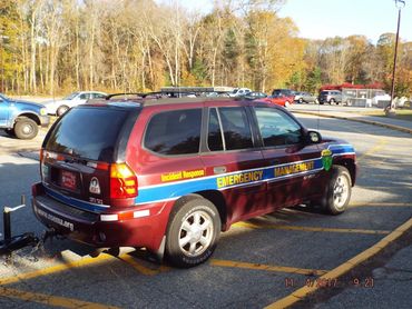 Our EMA Vehicle with Attached MEDS Trailer