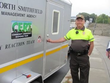 Col. Branconnier with our Mobile Command Center