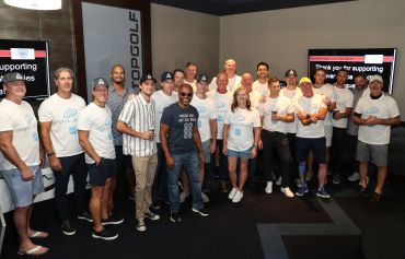 Group photo at a support event indoors.