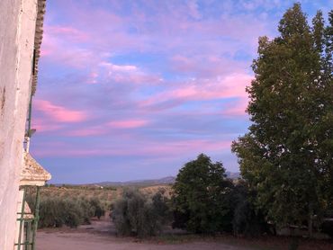 Beautiful sky over Cortijo Coracho, Lucena