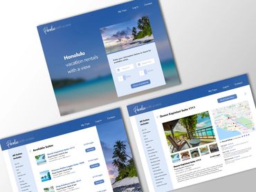 Paradise with a View - Website Redesign