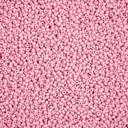 11/0 Loose Czech Seed Beads; (Permalux Light Pink Matte)