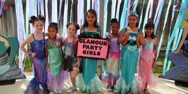 mermaid dress up party girls