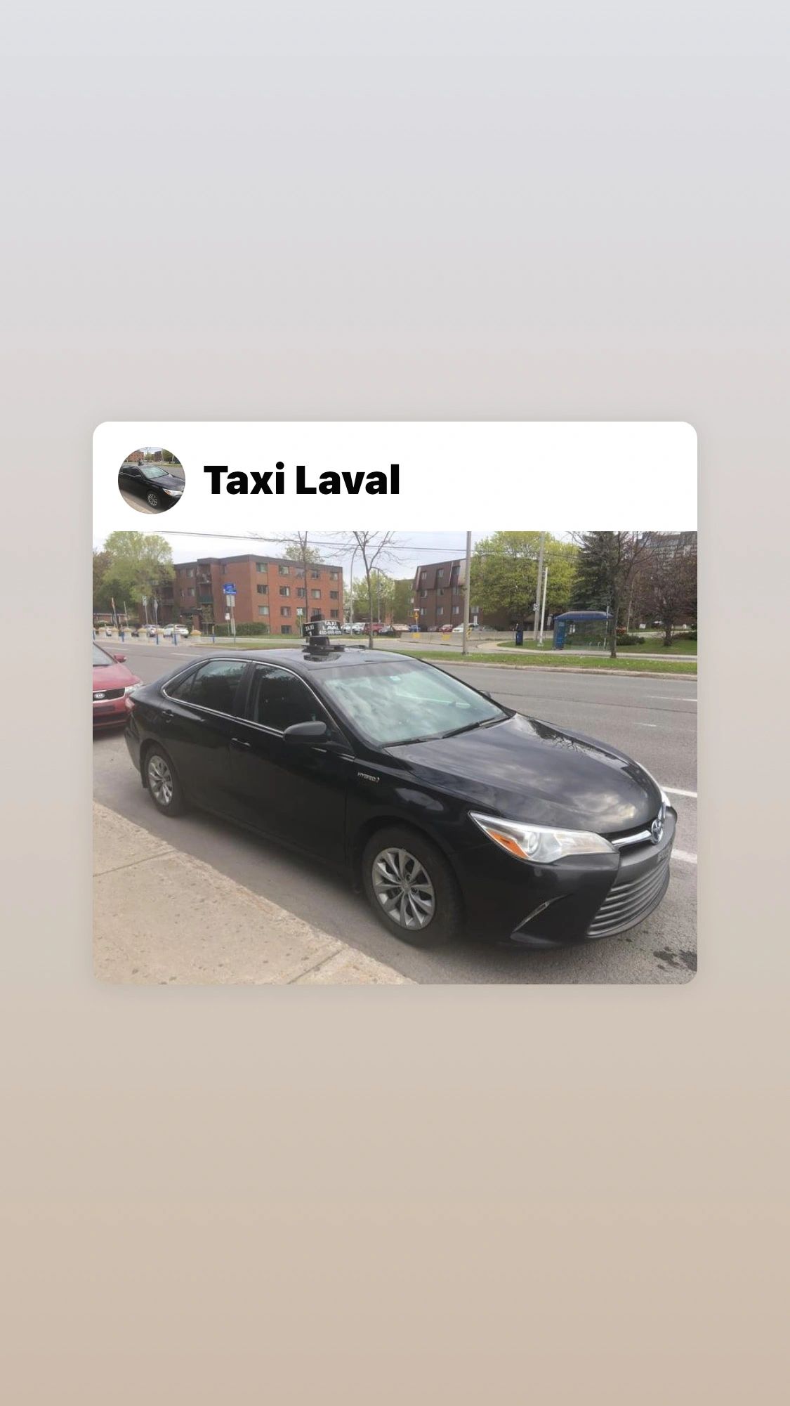 Alain taxi à Laval