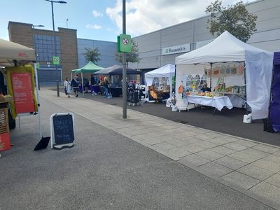 Early at Droylesden Market.