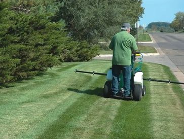 Landscape management plan includes fertilizer and weed control applications.