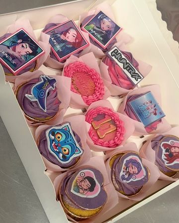 K-pop Demon Hunters Cupcakes 