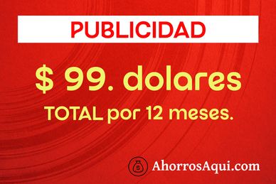 Publicidad ofrece $99 dólares por 12 meses.
