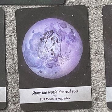 From the Moonology oracle deck