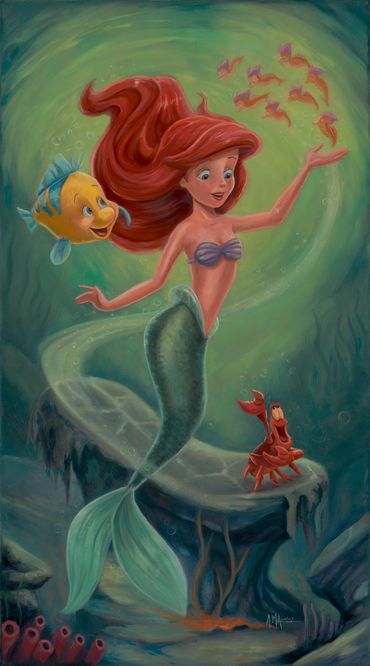 "Under the Sea" 20" x 26" Oil on canvas