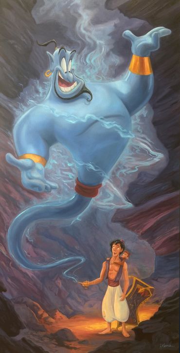 "Friend Like Me" Oil on Canvas 24" x 48" Original Sold