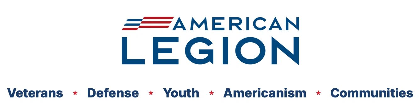 American Legion logo with core values.