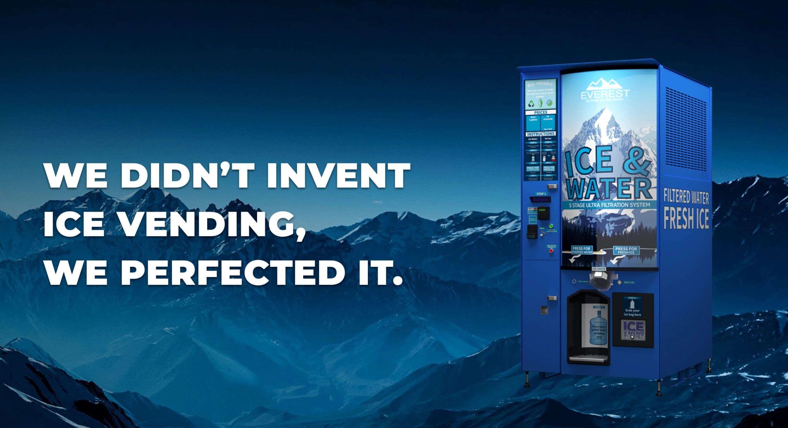 self serve ice vending machines near me