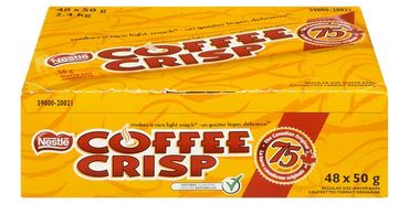 NESTLE - COFFEE CRISP REGULAR BARS 48x50 GR