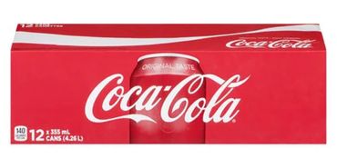 COKE CLASSIC CANS 12x355ML