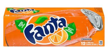 FANTA - ORANGE CANS 12x355ML