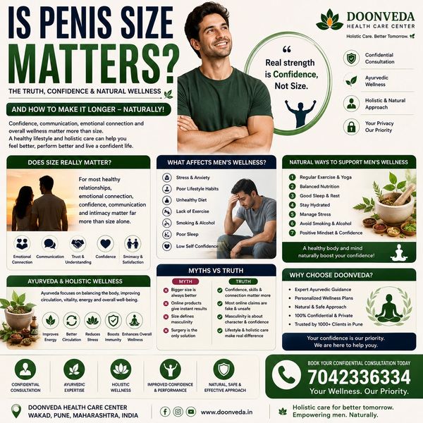 Is Penis Size Matters? Treatment by Doonveda - the best sexologist in Pune. awarded by Home Ministry